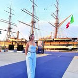 Salpiamo a bordo dell'Amerigo Vespucci, in tour con Claudia Conte