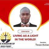LIVING AS A LIGHT IN THE WORLD!