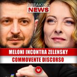 Giorgia Meloni Incontra Zelensky: Commovente Discorso Al Presidente!