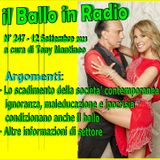 Il Ballo in Radio 247 del 12 settembre versione radiofonica