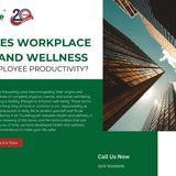 How does workplace health and wellness improve employee productivity