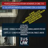 Venerdì, 21 Aprile 2017 #SvegliatiAvvocatura - LIVE