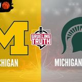 College Basketball preview Show: Michigan State vs Michigan, preview and prediction!