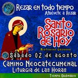 Rosario de hoy SABADO 2 DE AGOSTO 2025 🌹 MISTERIOS GOZOSOS. Rosario a la Virgen María.