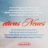 Gott schafft Neues