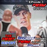 #003 RAW 11/21/2005 - Smackdown INVADES RAW as WWE INVADE the UK! Trish Stratus Gets ABDUCTED, Triple H LOSES