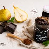 Confettura di pere con cioccolato e rum