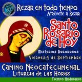 🔴 Rosario de hoy VIERNES 5 de Septiembre 2025 🌹 MISTERIOS DOLOROSOS. Santorosariodeldia