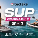 SUP gonfiabile tectake 2 in 1- tavola e kayak a prezzo più basso del web