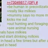 4chan Greentext Posts : Anon REALLY Likes To Drink His Milkies...