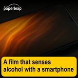 A film that senses alcohol with a smartphone