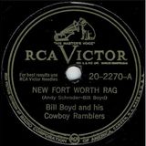 Bill Boyd and His Cowboy Ramblers ‎– New Fort Worth Rag / Dream Train