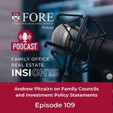 Andrew Pitcairn on Family Councils and Investment Policy Statements