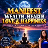 Manifestation Sleep Hypnosis For Deep Rest • Imprint Abundance Into Your Subconscious