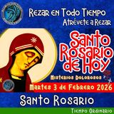 Santo Rosario de hoy Martes 3 de Febrero 2026 🌹 MISTERIOS DOLOROSOS. Santorosariodeldia
