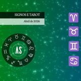 #ÁRIES #TOURO #GÊMEOS #CÂNCER - Abril 2026