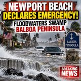 Newport Beach Declares Emergency! Floodwaters Swamp Balboa Peninsula