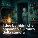 I due bambini che appaiono sul muro della camera
