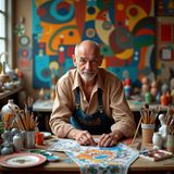 How did one man create over 14,000 artworks in his lifetime?