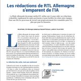 LMI 26 Rex : Les rédactions de RTL Allemagne s’emparent de l’IA