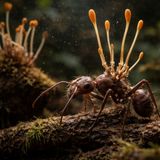 How Cordyceps Hijacks Ants and Protects Crops