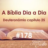 Curso Bíblico 178 - Deuteronômio Capítulo 25 - Regras para se conviver em sociedade - Padre Juarez de Castro