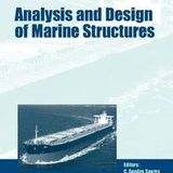 Analysis and Design of Marine Structures: including CD-ROM