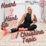 Ep.72 W/ Christina Topic - 1% Change Is All It Takes!