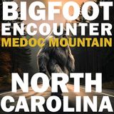 BIGFOOT ENCOUNTER AT MEDOC MOUNTAIN IN NORTH CAROLINA | THE CREATURE WALKED ACROSS THE ROAD!!!