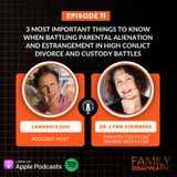 3 things to do when battling parental alienation estrangement in high conflict divorce custody battles