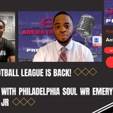 Arena Football League is Back! Interview with Philly WR Emery Sammons Jr | Arena Insider Press Pass