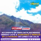 📻😀 radio en vivo desde Limatambo - accidente Plan Meriss 04/07/2023