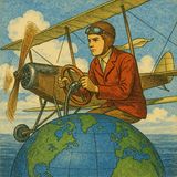 25 - Dave Dashaway Around the World by Roy Rockwood