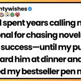 My father mocked my writing_until a publisher revealed I was the bestselling author