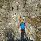 Paura sulla Ferrata delle Anguane: escursionista sospeso nel vuoto, salvato dal Soccorso Alpino