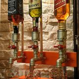 Upside Down Liquor Bottle Dispenser | Whiskey Towers