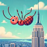 Why can an ant survive a fall from a skyscraper when you can't?