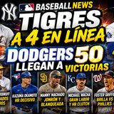 ¡YANKEES CAEN! Framber domina. Dodgers llegan a 50 victorias