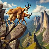 Já se perguntou como as cabras montesas conseguem escalar penhascos quase verticais?