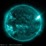 Sun's Powerful Solar Flare