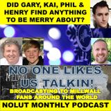 MILLWALL NO ONE LIKES US TALKIN! DECEMBER 21 MONTHLY PODCAST