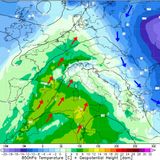 Previsioni 13-15 gennaio: cambio di circolazione e stop alle gelate