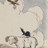 Der Adler und die Dohle | Äsop Fabeln