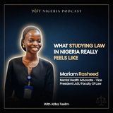 What Studying Law In Nigeria Really Feels Like - MARIAM RASHEED (Vice President LASULAW)