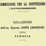 La famiglia secondo Nilde Iotti (seconda parte)