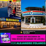 Cosas que hacíamos en 'una noche de sábado en los 90s'.
