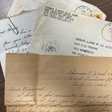 The Ward Brothers -Bernard and Thomas, US Navy.  Robert and Edward US Army  -  LETTERS SENT HOME!
