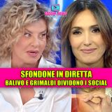 Caterina Balivo, scivolone in diretta su Eva Grimaldi e Gabriel Garko: il pubblico si spacca