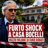 Nuovo furto nella villa di Andrea Bocelli: ladri in azione, spariti beni per 500 mila euro