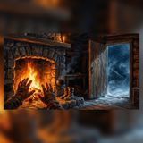 How Settlers Survived Winter With One Iron Stove | Relaxing History for Sleep